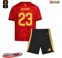 Belgia Michy Batshuayi #23 Koszulka Podstawowa dzieci MŚ 2026 Krótki Rękaw (+ krótkie spodenki)